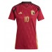 Maillot de foot Belgique Romelu Lukaku #10 Domicile vêtements Femmes Europe 2024 Manches Courtes